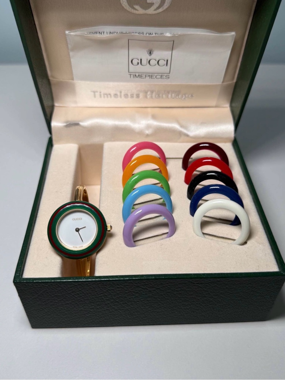 Authentic Gucci 11/12 Bezel Watch Set - Message me for More Photos/Pricing - Picture 2 of 16